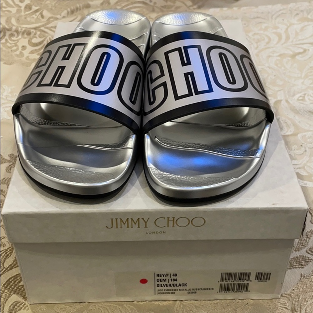 Brand new Never worn Womens Jimmy Choo Rey Slides